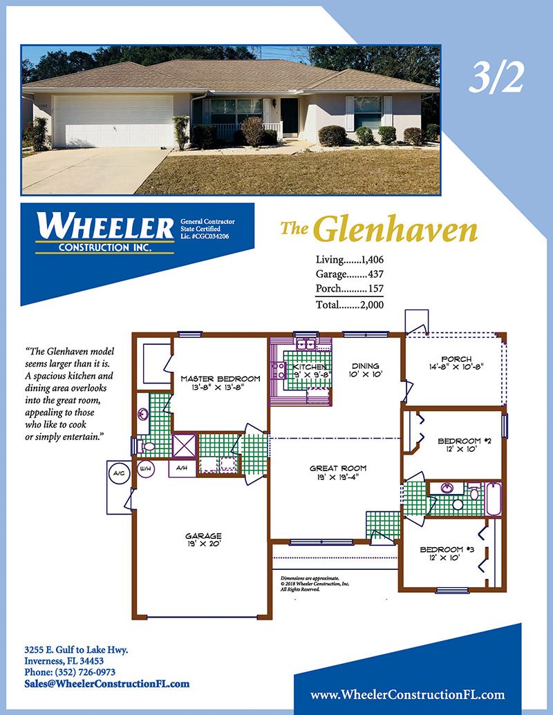 Glen Haven floorplan