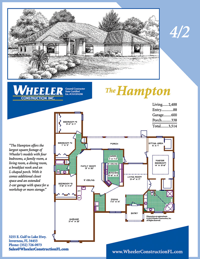 Hampton floorplan